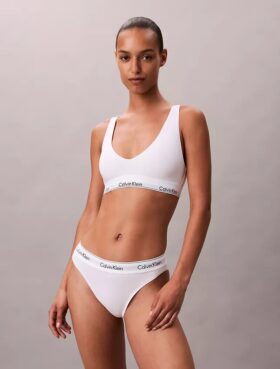Ikonisk bomulls- og Modal-Bralette Unlined