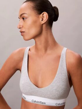 Ikonisk bomulls- og Modal-Bralette Unlined