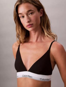 Ikonisk bomulls- og Modal-Bralette Unlined