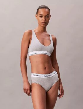 Ikonisk bomulls- og Modal-Bralette Unlined