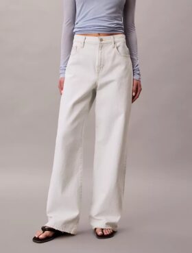 Jeans med vid benvidde