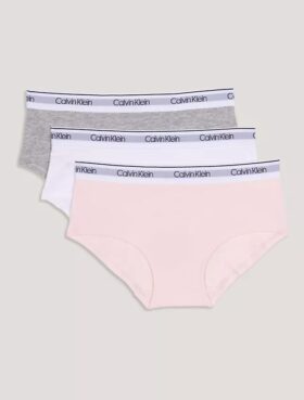 Jente-Hipster i Cotton Stretch, 3-pakning