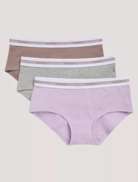 Jente Varsity Cotton Stretch 3-pakning Hipster