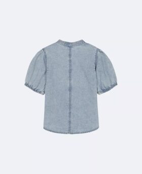 Jenter denimskjorte med knapper