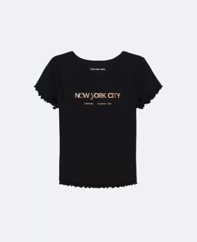 Jenter klassiske T-skjorte med New York City-logo
