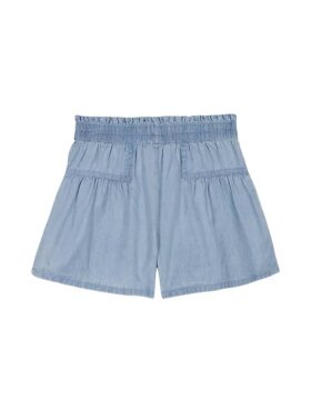 Jenter-shorts med snøring i livet