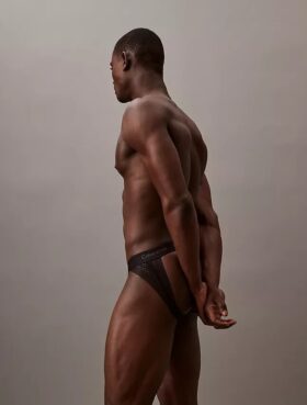 Jockstrap i mikrofiber og blonder
