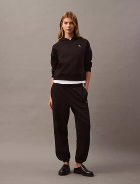Joggebukse i fleece med Monogram
