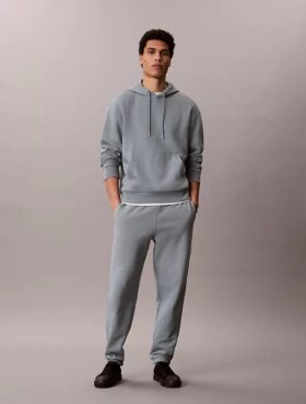 Joggebukse i fleece med Monogram