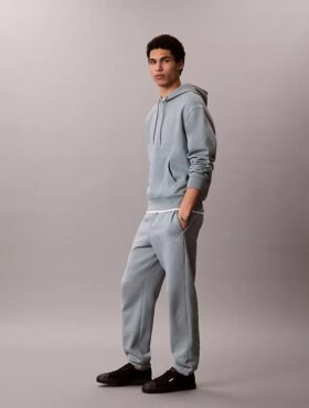 Joggebukse i fleece med Monogram