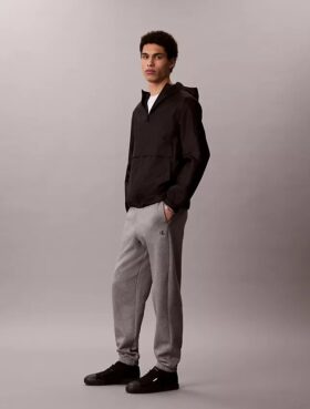 Joggebukse i fleece med Monogram
