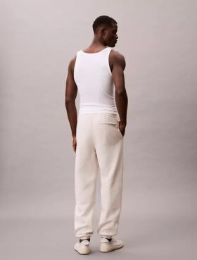 Joggebukse med fleece-Monogram