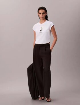 Kate Moss grafisk baby-T-skjorte